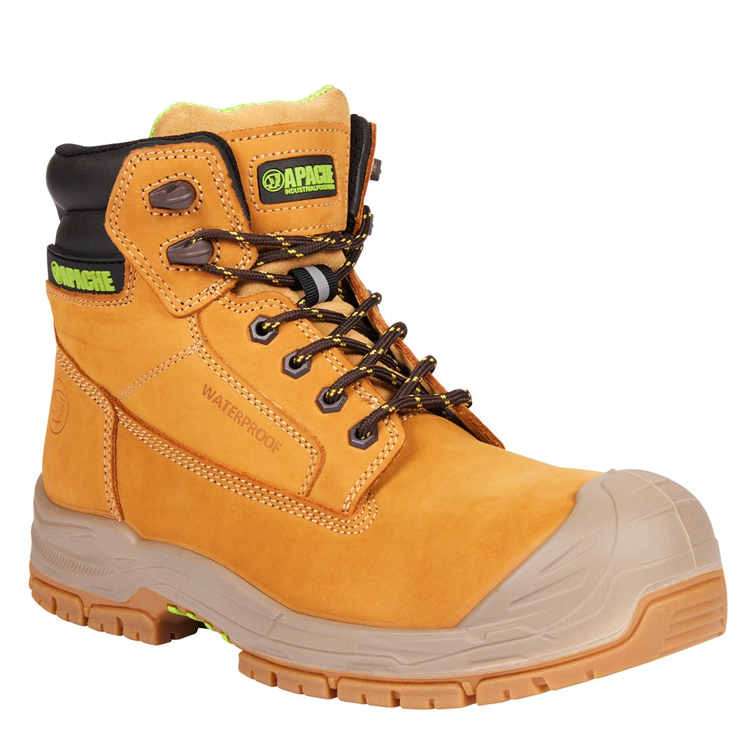 Apache Thompson Wheat Waterproof Safety Boot  - Gts Outsole 1