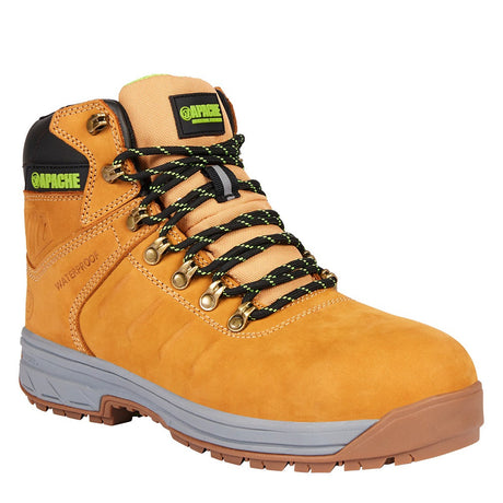 Apache Moose Jaw Wheat Leather Waterproof Safety Boot - Xts Outsole 1