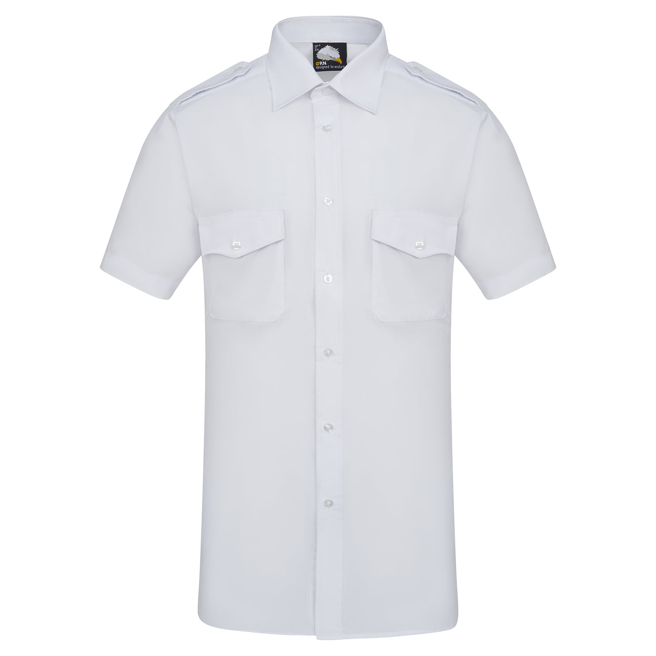 ORN 5800 - The Essential S/S Pilot Shirt - White / 14 - Shirts