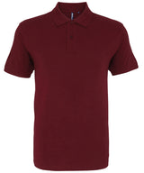 Asquith & Fox Men’s Polo - Burgundy / S - Shirts