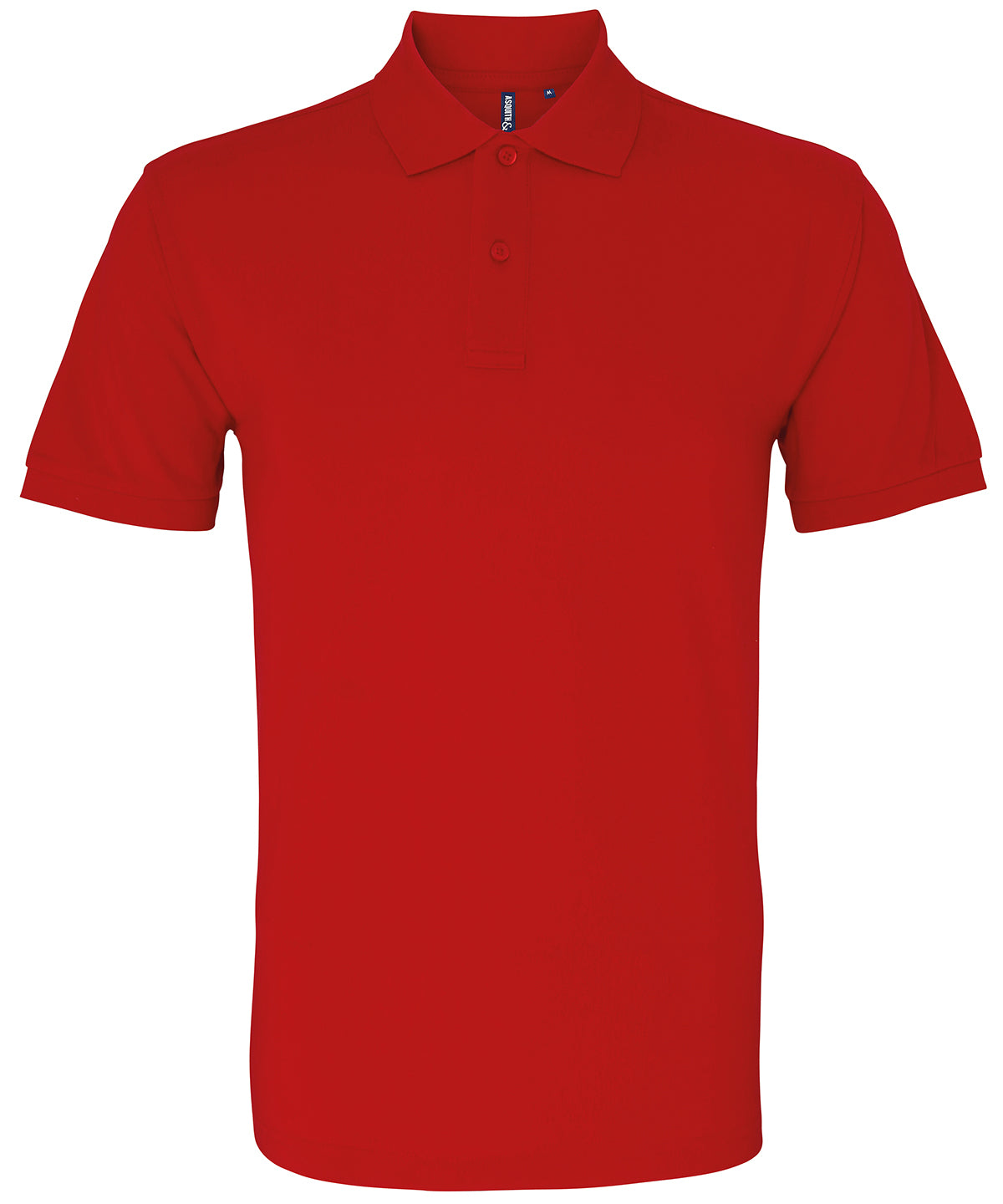 Asquith & Fox Mens polo Cherry Red