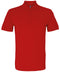 Asquith & Fox Mens polo Cherry Red