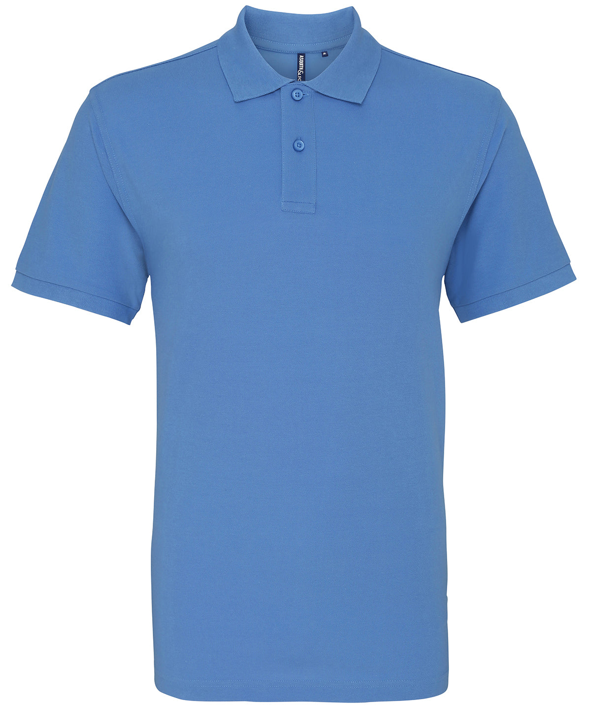 Asquith & Fox Mens polo Cornflower