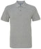 Asquith & Fox Mens polo Heather Grey