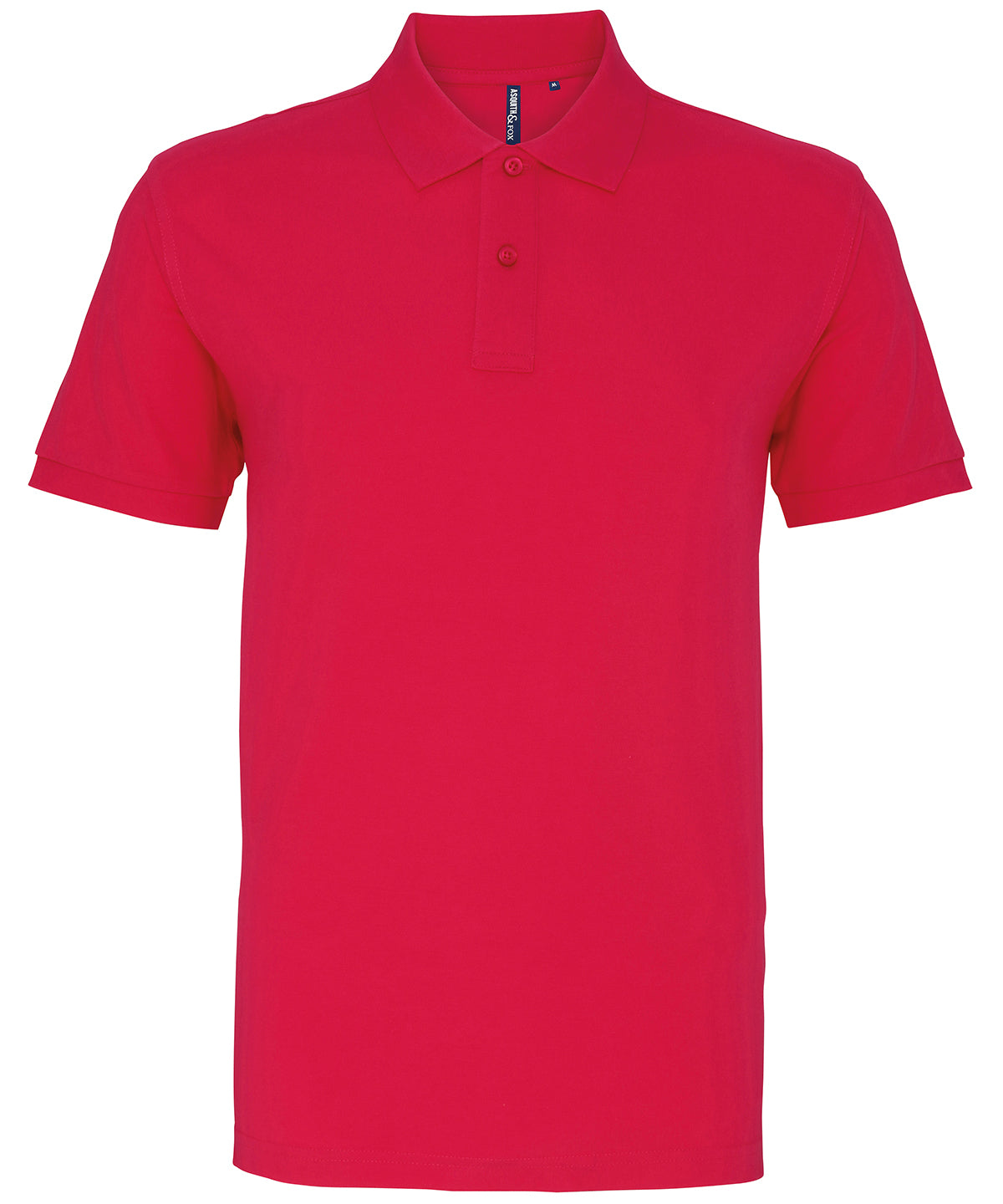 Asquith & Fox Mens polo Hot Pink