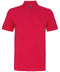 Asquith & Fox Mens polo Hot Pink