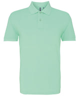 Asquith & Fox Men’s Polo - Mint / S - Shirts