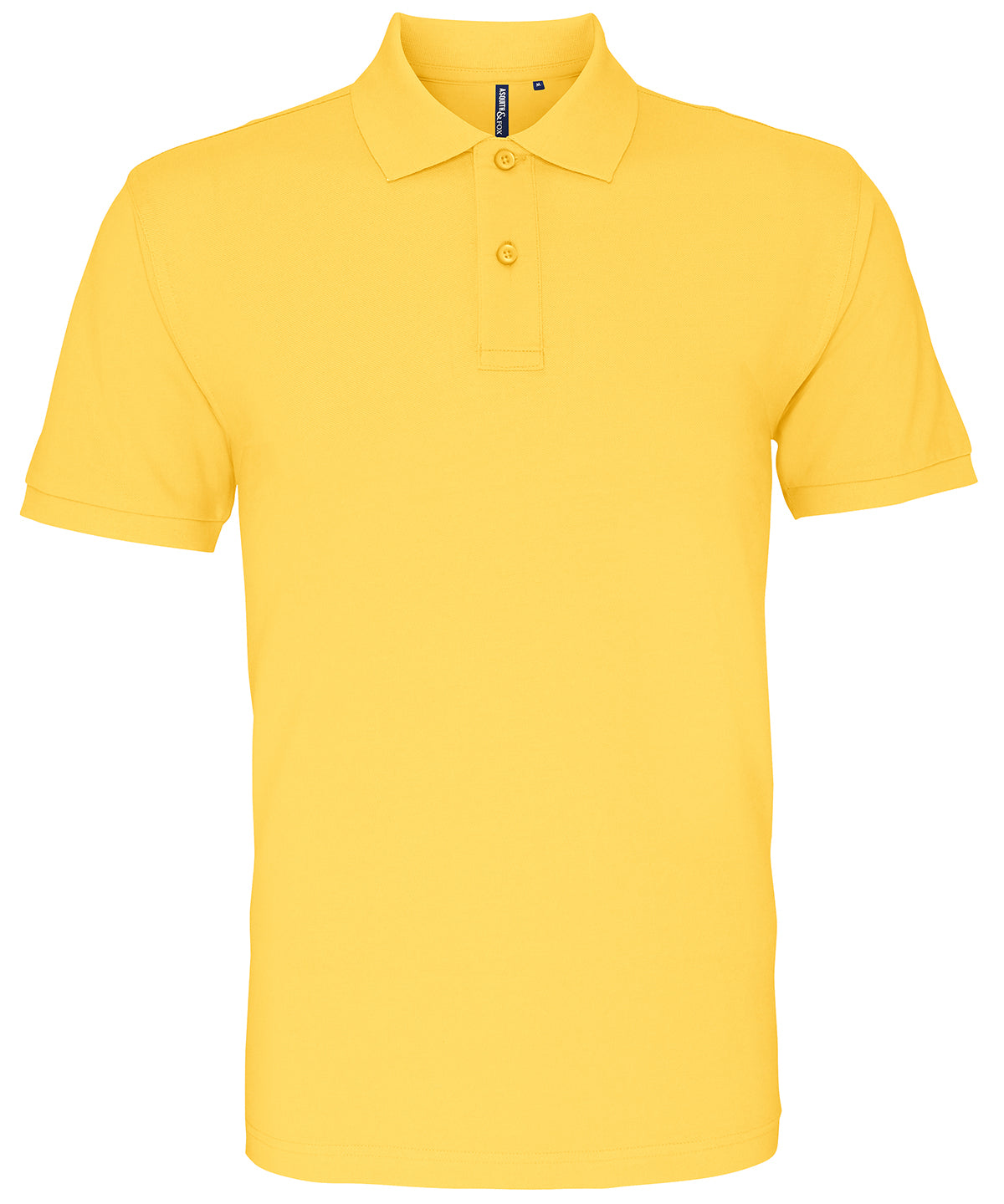 Asquith & Fox Mens polo Mustard