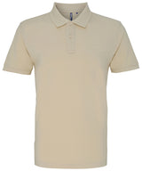 Asquith & Fox Men’s Polo - Natural / S - Shirts