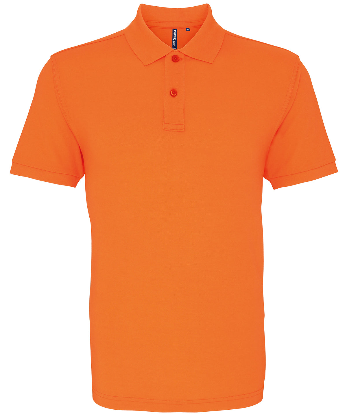 Asquith & Fox Mens polo Neon Orange