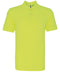 Asquith & Fox Mens polo Neon Yellow