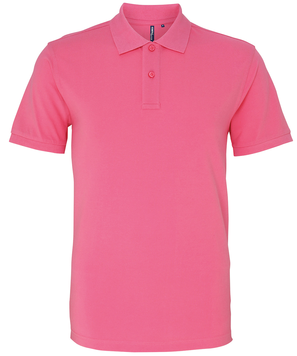 Asquith & Fox Mens polo Pink Carnation