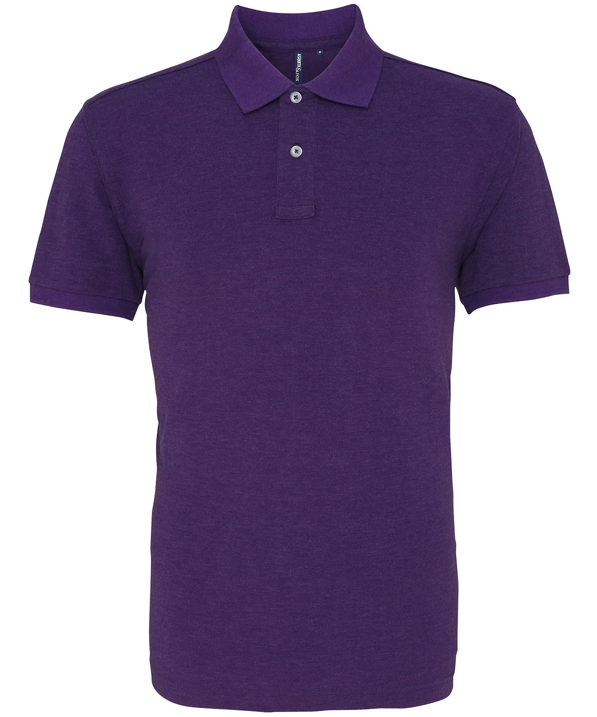 Asquith & Fox Mens polo Purple Heather