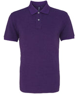 Asquith & Fox Men’s Polo - Purple Heather / S - Shirts