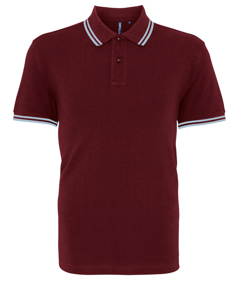 Asquith & Fox Mens classic fit tipped polo