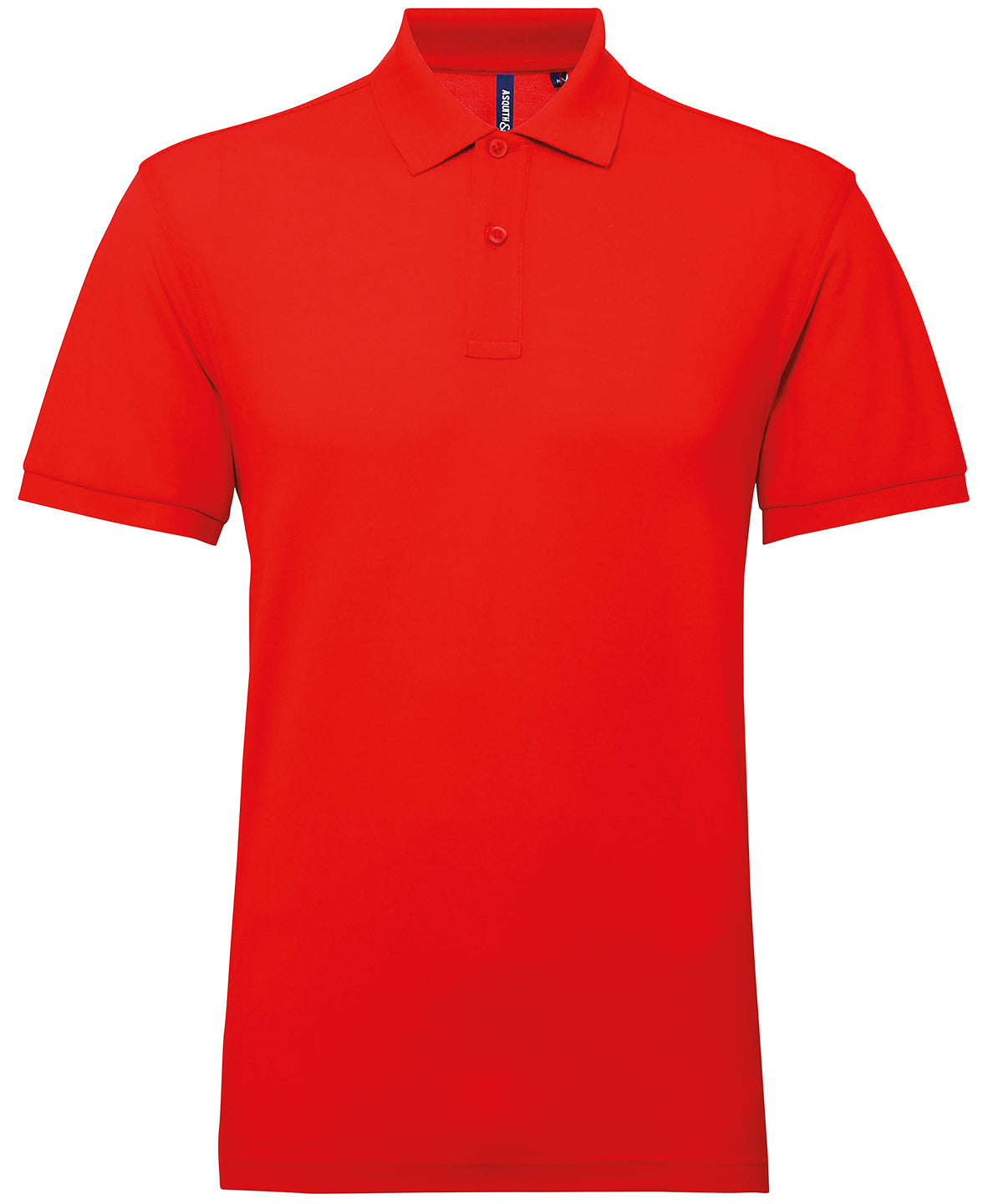 Asquith & Fox Men’s polycotton blend polo Cherry Red