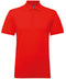 Asquith & Fox Men’s polycotton blend polo Cherry Red