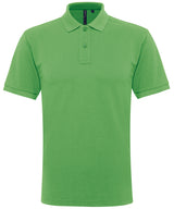 Asquith & Fox Men’s polycotton blend polo Kelly - S - Polo Shirts