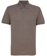 Asquith & Fox Men’s polycotton blend polo Slate - S - Polo Shirts