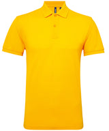 Asquith & Fox Men’s polycotton blend polo Sunflower - S - Polo Shirts
