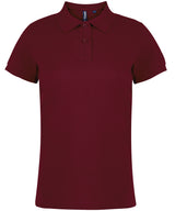 Asquith & Fox Women’s Polo Shirt - Burgundy / XS - Shirts