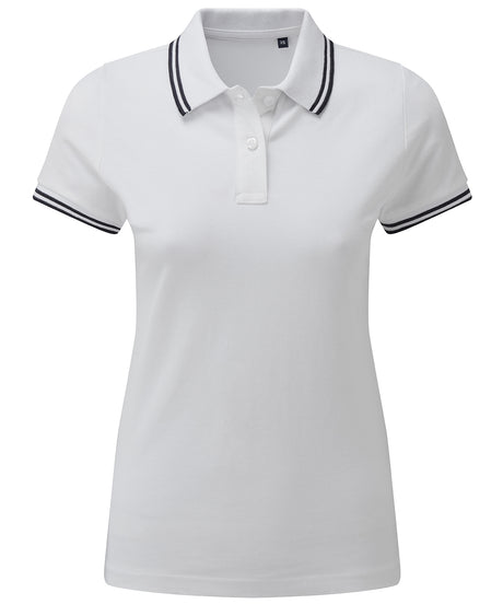 Asquith & Fox Womens classic fit tipped polo