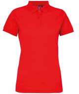 Asquith & Fox Women’s Polycotton Blend Polo Shirt - Cherry Red / XS - Shirts