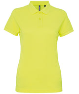 Asquith & Fox Women’s Polycotton Blend Polo Shirt - Neon Yellow / XS - Shirts