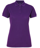 Asquith & Fox Women’s Polycotton Blend Polo Shirt - Purple / XS - Shirts
