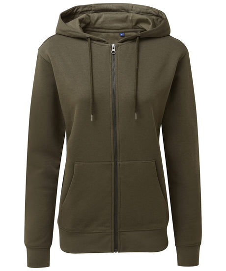 Asquith & Fox Womens zip-through organic hoodie