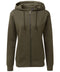 Asquith & Fox Womens zip-through organic hoodie