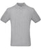 B&C Collection Inspire Polo men Heather Grey