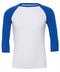 Bella Canvas Unisex triblend ¾ sleeve baseball t-shirt