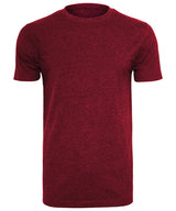 Build Your Brand T-Shirt Round-Neck Burgundy - S - T-Shirts