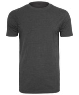 Build Your Brand T-Shirt Round-Neck Charcoal - S - T-Shirts