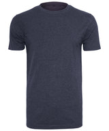 Build Your Brand T-Shirt Round-Neck Navy - S - T-Shirts