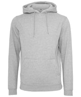 Build Your Brand Heavy Cotton Blend Hoodie - Heather Grey / XS - Hoodies