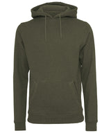 Build Your Brand Heavy Cotton Blend Hoodie - Olive / XS - Hoodies