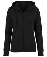 Build Your Brand Womens terry zip hoodie