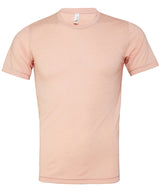Bella Canvas Unisex Triblend Crew Neck T-shirt - PeachTriblend / XS - T-Shirts
