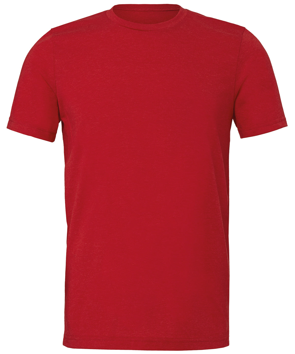 Bella Canvas Unisex triblend crew neck t-shirt Solid Red Triblend