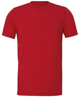 Bella Canvas Unisex Triblend Crew Neck T-shirt - Solid Red / XS - T-Shirts