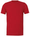 Bella Canvas Unisex triblend crew neck t-shirt Solid Red Triblend