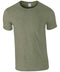 Gildan Softstyle adult ringspun t-shirt Heather Military Green