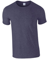 Gildan Softstyle adult ringspun t-shirt Heather Navy - S - T-Shirts