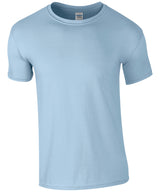 Gildan Softstyle adult ringspun t-shirt Light Blue - S - T-Shirts