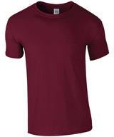 Gildan Softstyle adult ringspun t-shirt Maroon - S - T-Shirts