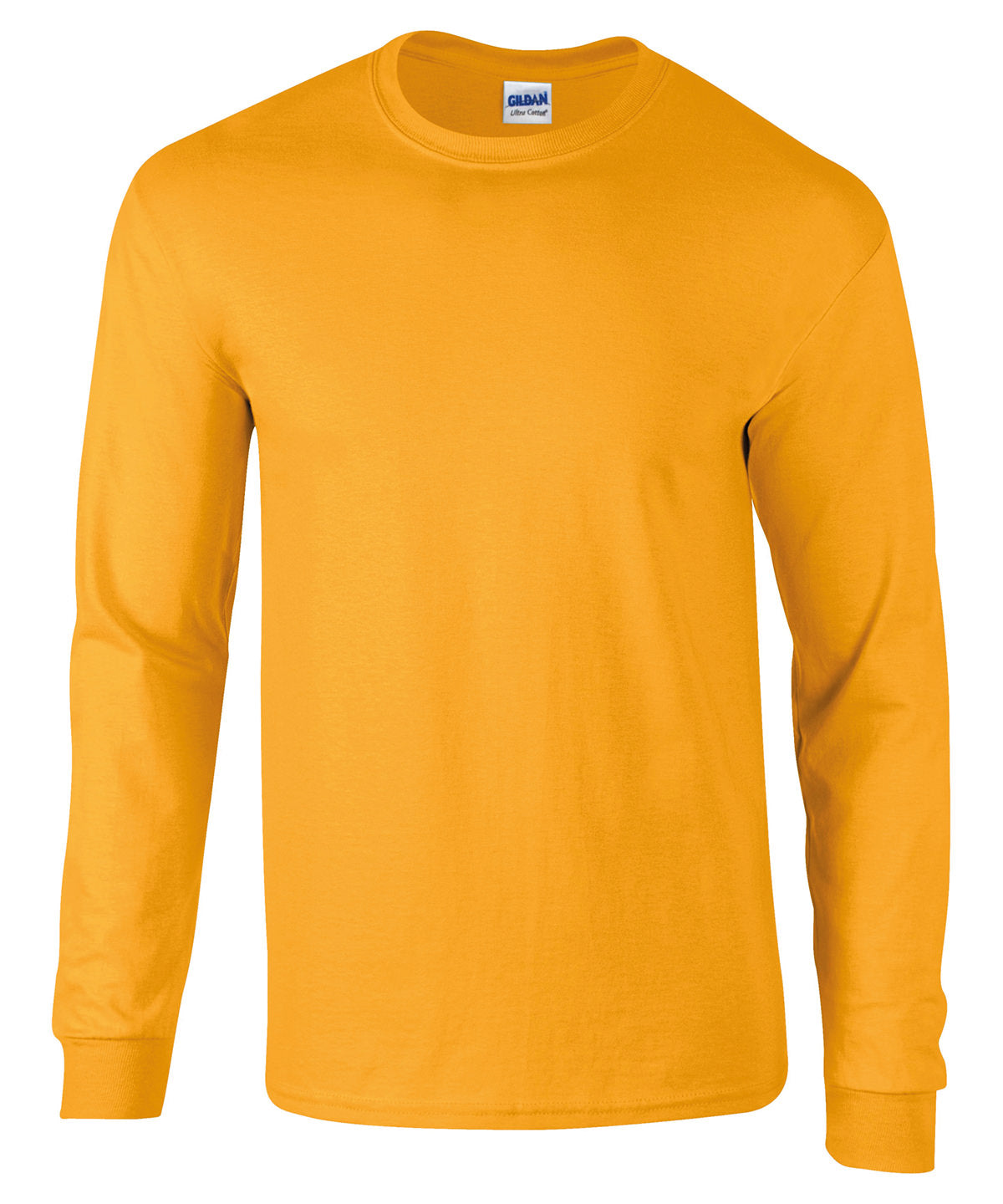 Gildan Ultra Cotton adult long sleeve t-shirt Gold