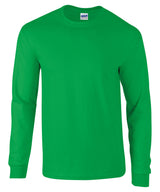 Gildan Ultra Cotton adult long sleeve t-shirt Irish Green - S - T-Shirts