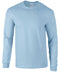 Gildan Ultra Cotton adult long sleeve t-shirt Light Blue